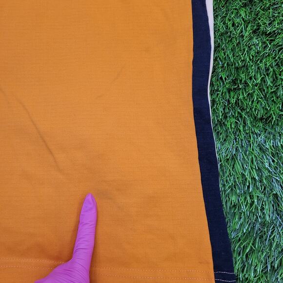 Vintage 80s MOD Track Jacket Womens XL 23x23 Orange - Picture 8 of 15